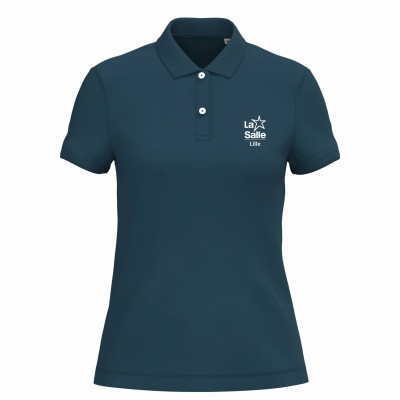 La Salle Lille - Polo maille piquée femme