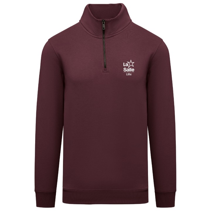 La Salle Lille - Sweat col camionneur homme