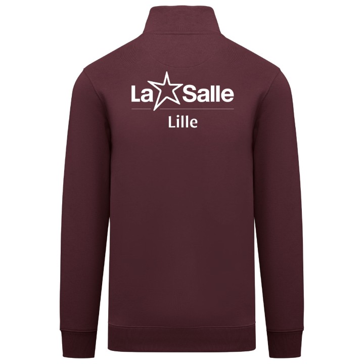 La Salle Lille - Sweat col camionneur homme